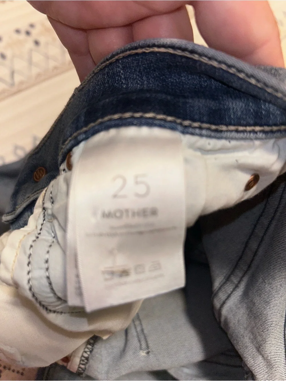 MOTHER The Mid Rise Dazzler Ankle Jeans - Blue size 25